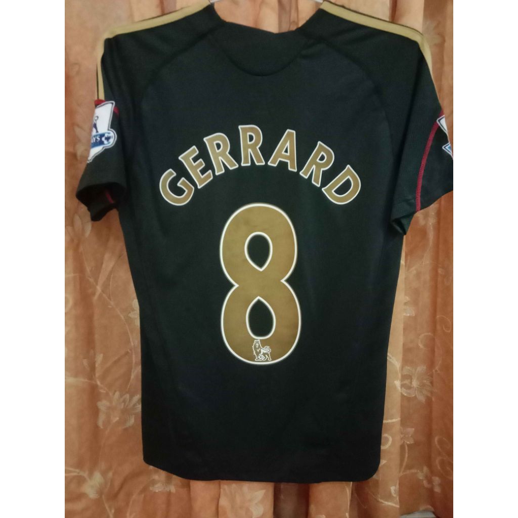 Jersey liverpool away 2009-2010 Gerrard No. 8