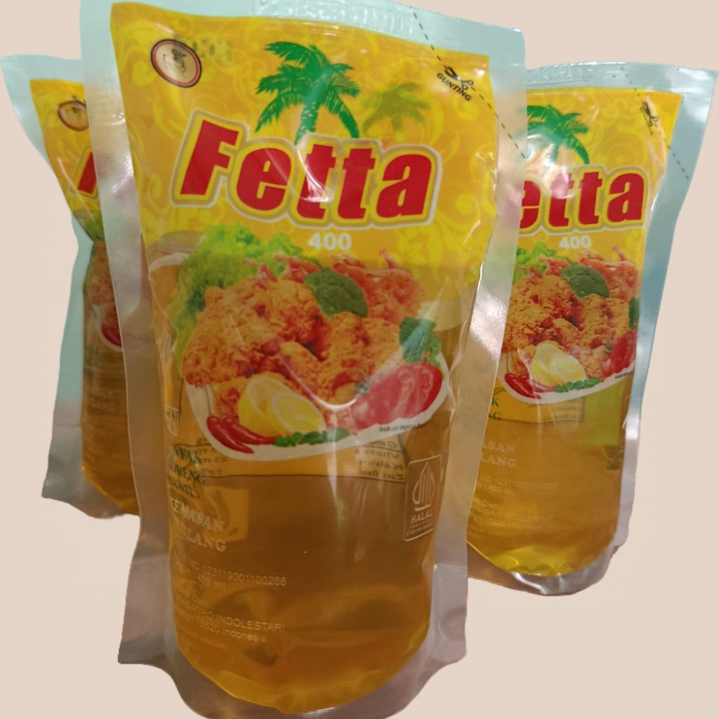 

Minyak Goreng Fetta Kemasan 400ml / Fetta Minyak Goreng / Minyak Goreng Promo