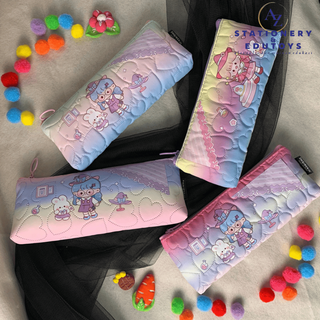 

Kotak Pensil Zhi Qi Wen Ju ZQ-8376 Tempat Pensil Karakter Lucu Warna Pastel Korean Style Pencil Case