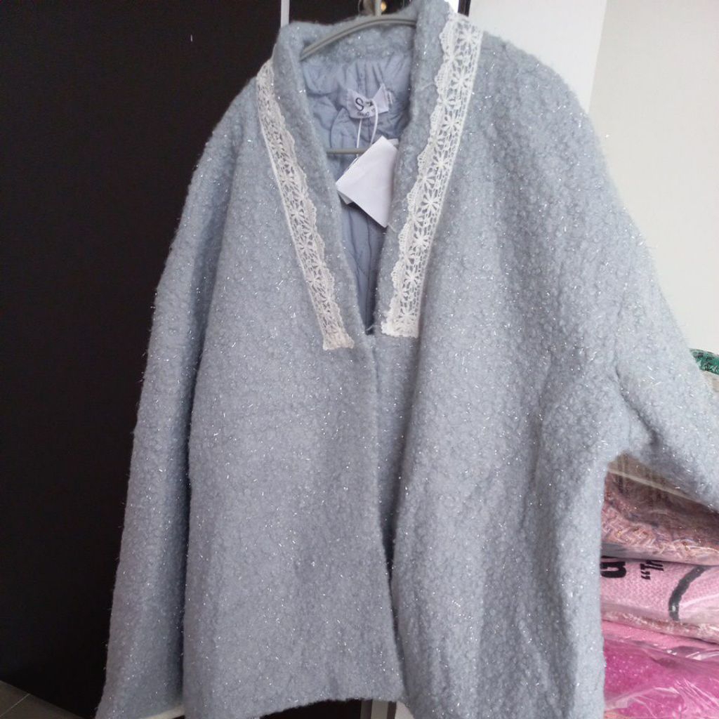 Atasan Jumbo / big size blazer tweed