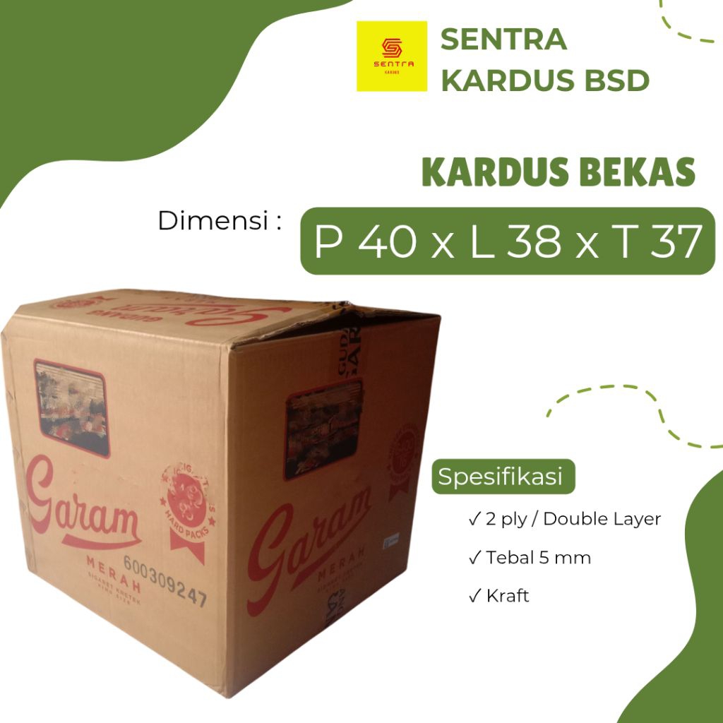 

Kardus Besar Untuk Packing / Pindahan P40 x L38 x T37 GG