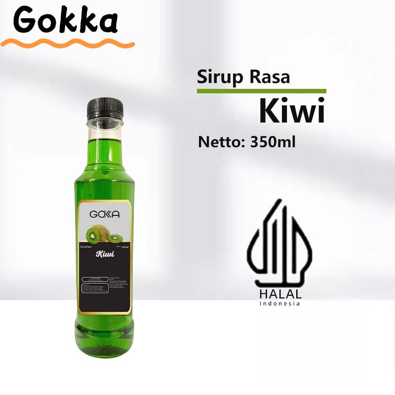 

Gokka Kiwi Sirup Minuman 350ml - Kiwi Flavor Syrup / Sirup Kiwi