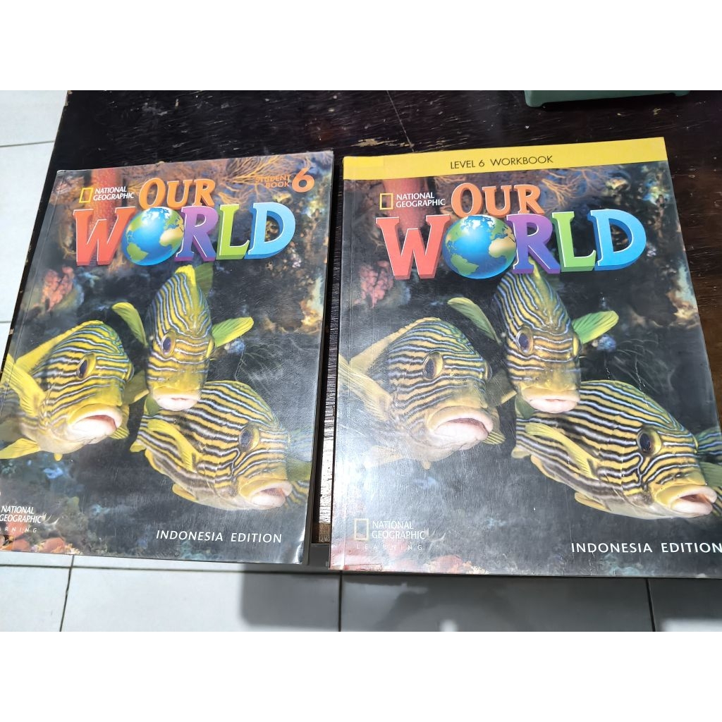 OUR WORLD national geographic workbook & student book level 6