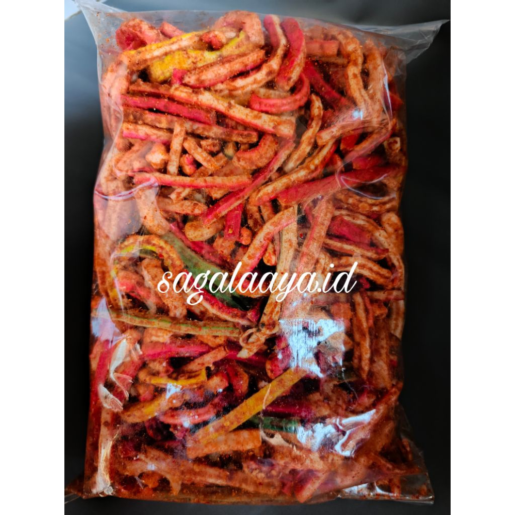 

kerupuk seblak beton pedas daun jeruk isi 1 kg