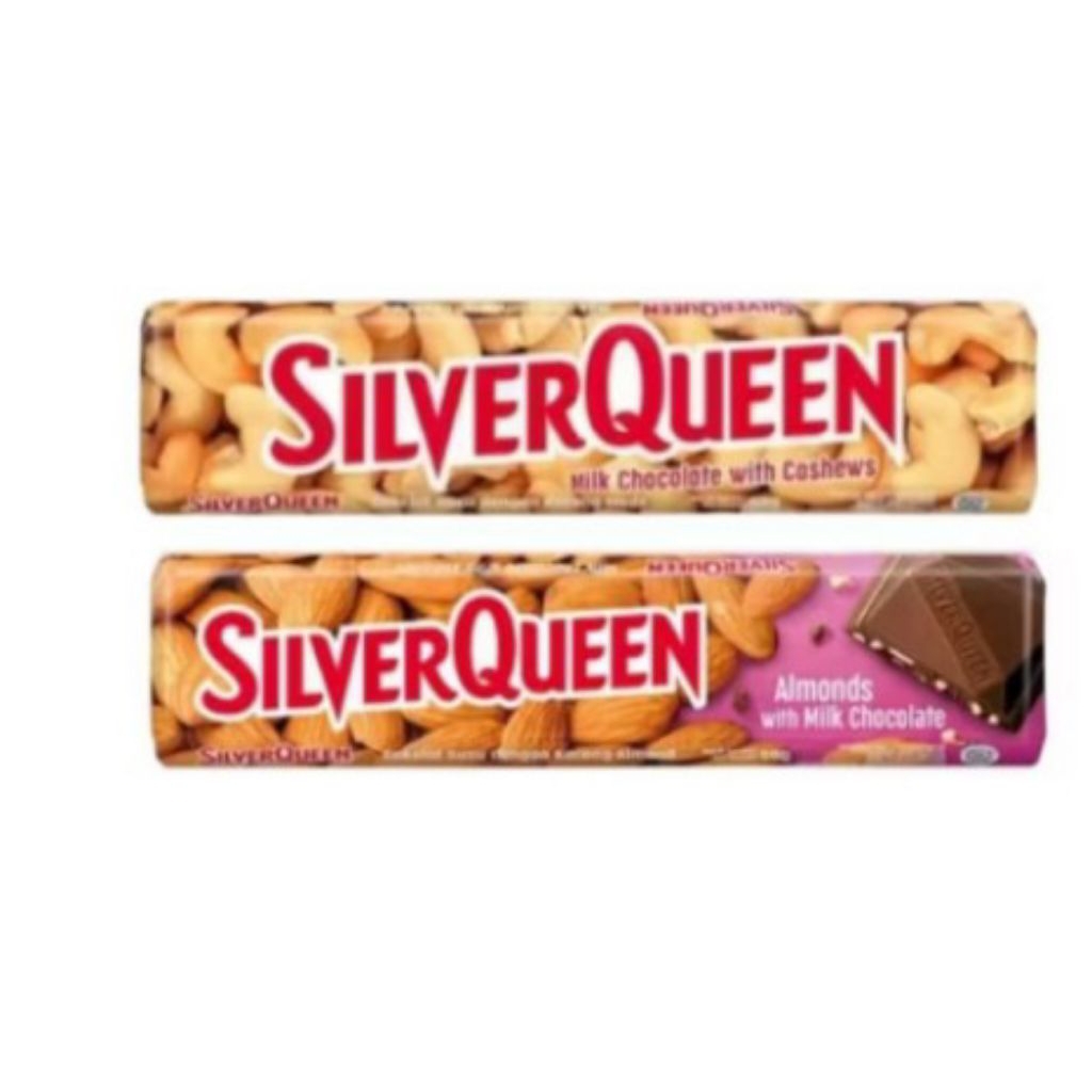 

Silverqueen Coklat batang 55gr almond dan cashew ed 2026