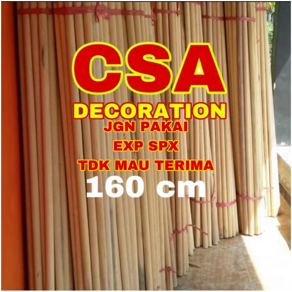 

TONGKAT KAYU PRAMUKA POLOS 160 CM