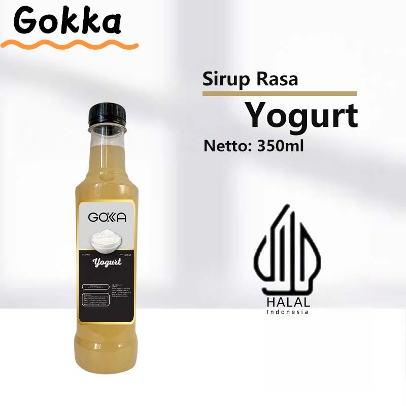 

Gokka Yogurt Sirup Minuman 350ml - Yogurt Flavor Syrup / Sirup Yogurt