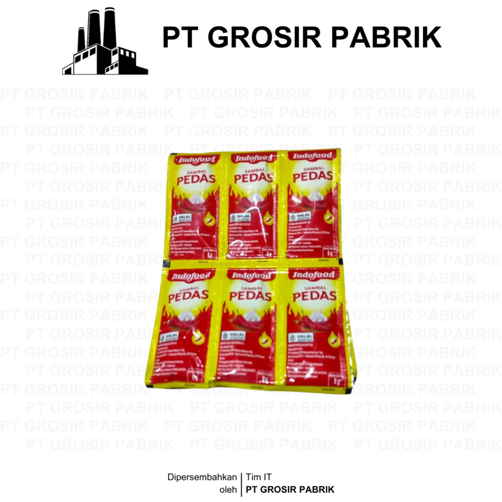 

Sambal Indofood Pedas Sachet 8g | Saos Termurah