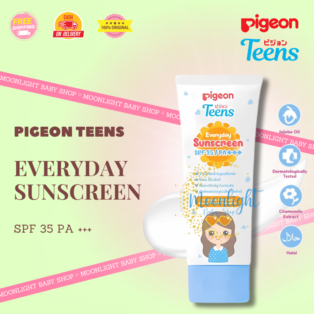 PIGEON TEENS EVERYDAY SUNSCREEN SPF 35/PA+++ 30ML | 60ML Tabir Surya