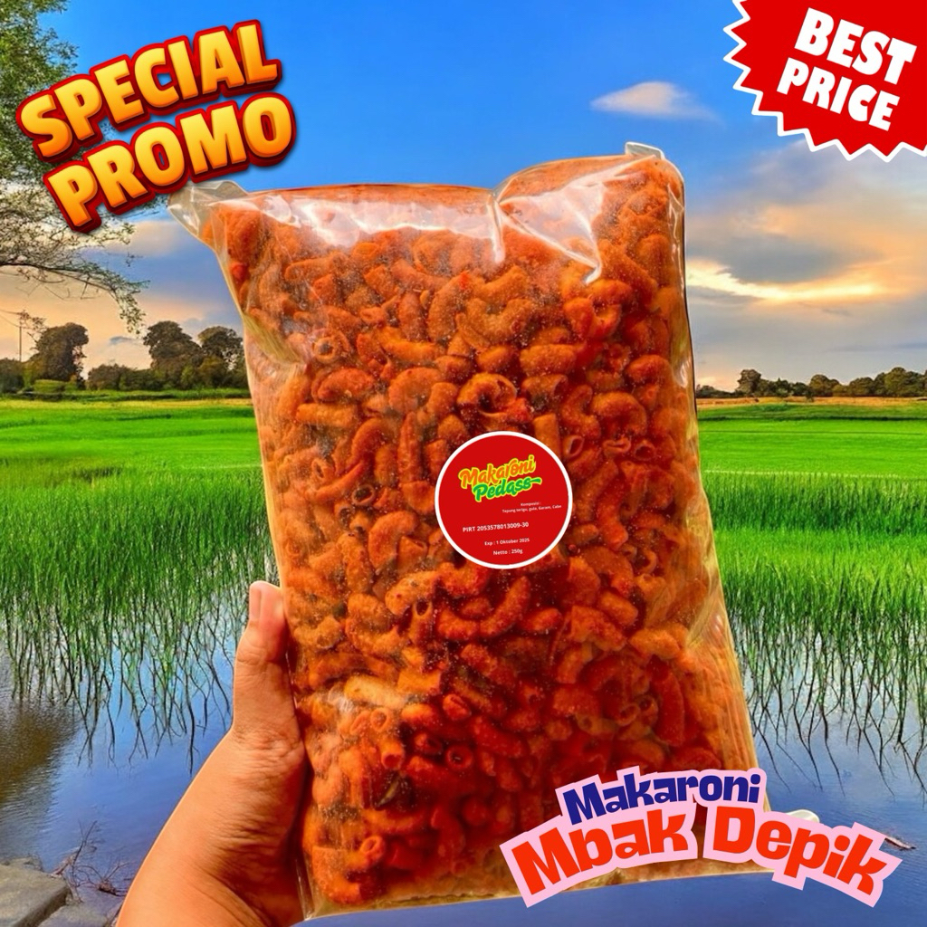 

Makaroni Gokil Pedas Surabaya 250gr – Bikin Ketagihan!