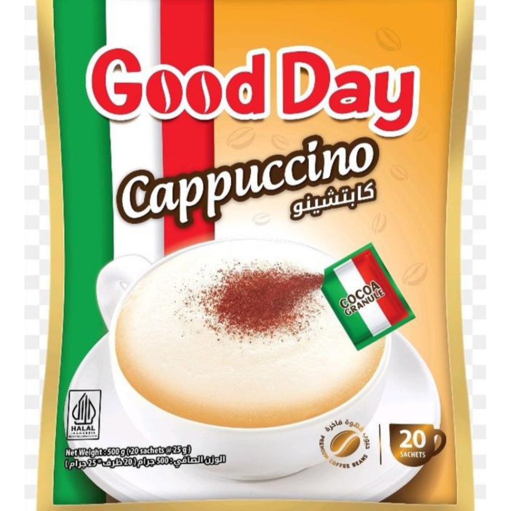 

Kopi Good Day Cappuccino Kopi Good Day 1 rtg 10 Sachet