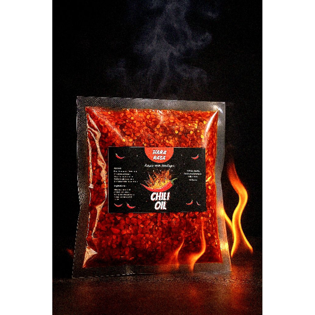 

TJARA RASA - CHILI OIL CHILLI GARLIC OIL PREMIUM HALAL JUMBO PACK 500gr - TAHAN LAMA saus saos sambal sambel enak gurih lezat bumbu minyak mie nasi goreng topping toping