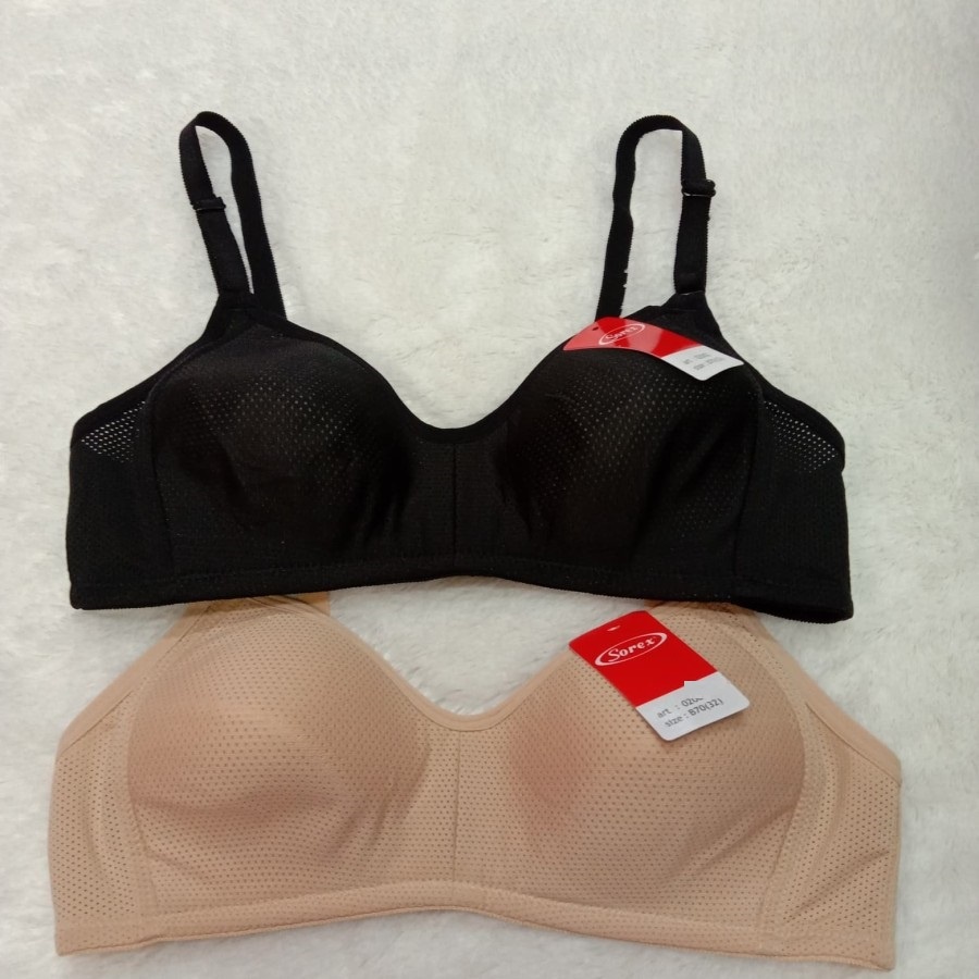 YISTORE98 -BH SOREX 02002 - BH Bra Polos Wanita Remaja Sorex Quick Dry Tanpa Kawat dan Tanpa Busa Ce