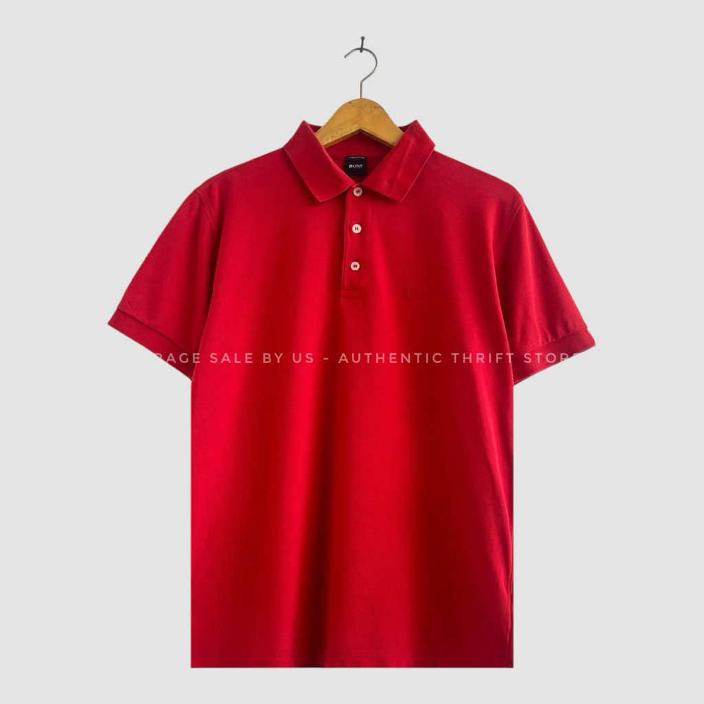 hb red poloshirt