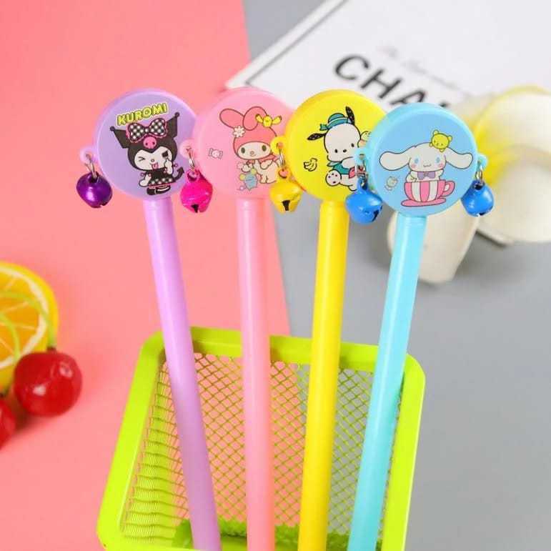 

Pulpen Gantungan Lonceng Sanrio Pen Gel Sanrio Lonceng Lucu Bolpen Tinta Cair