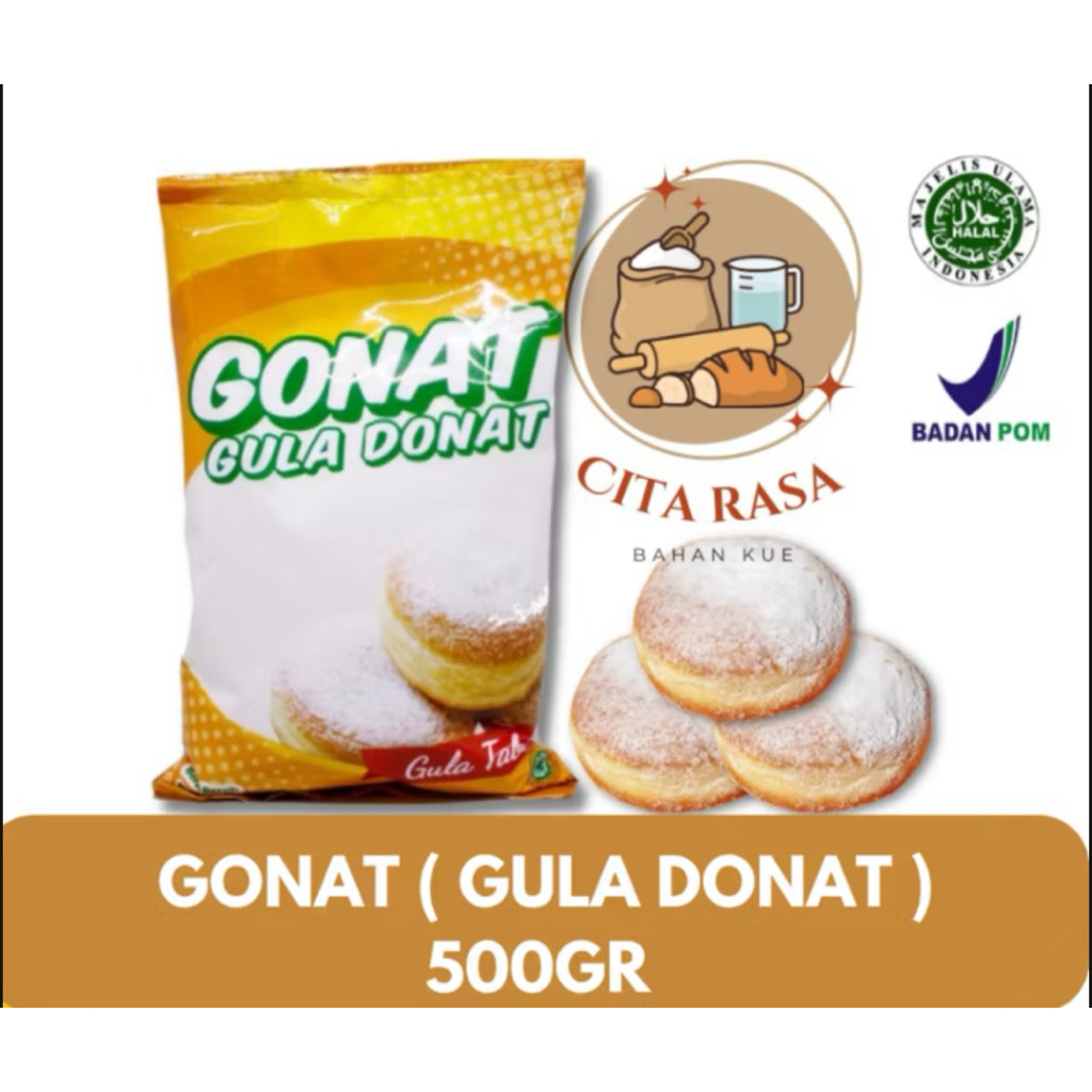 

GONAT GULA TABUR DONAT 500 gram