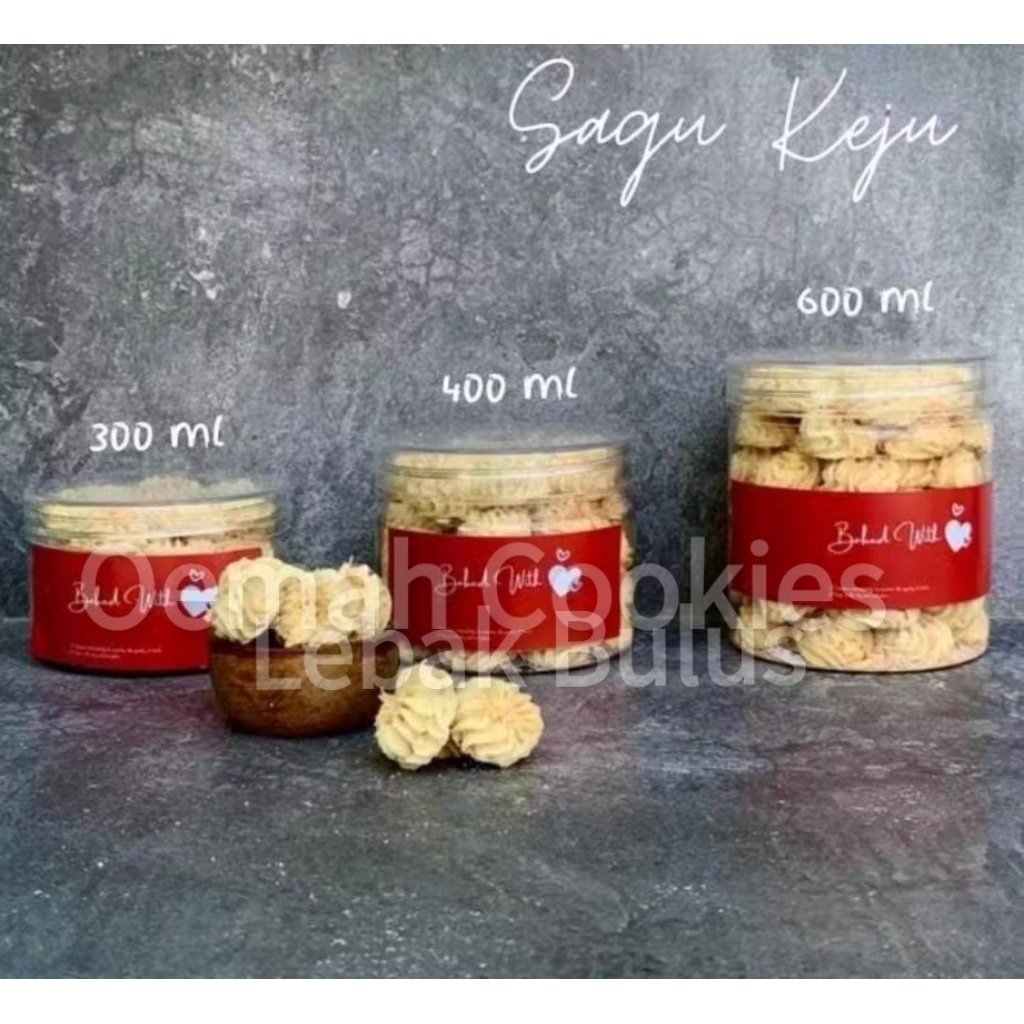 

Kue Kering Sagu Keju Kemasan Tabung 600 ML