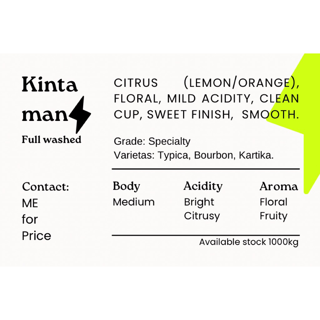 

HARGA 7KG. KINTAMANI BALI. FULLWASH. GREEN BEAN. (DM sebelum order)