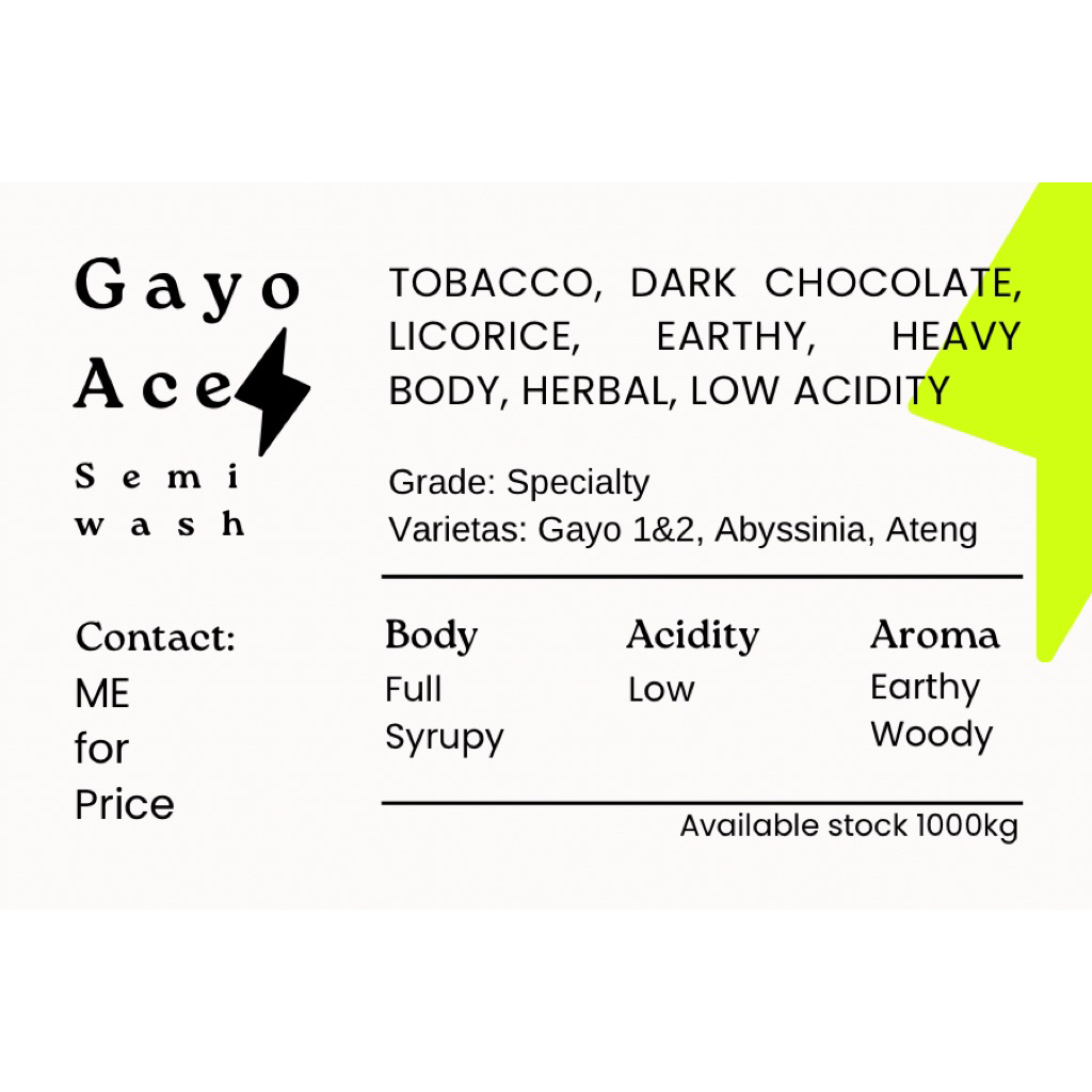 

HARGA 8KG. GAYO ACEH. WETHULLED. GREEN COFFEE BEAN. (DM Sebelum order)