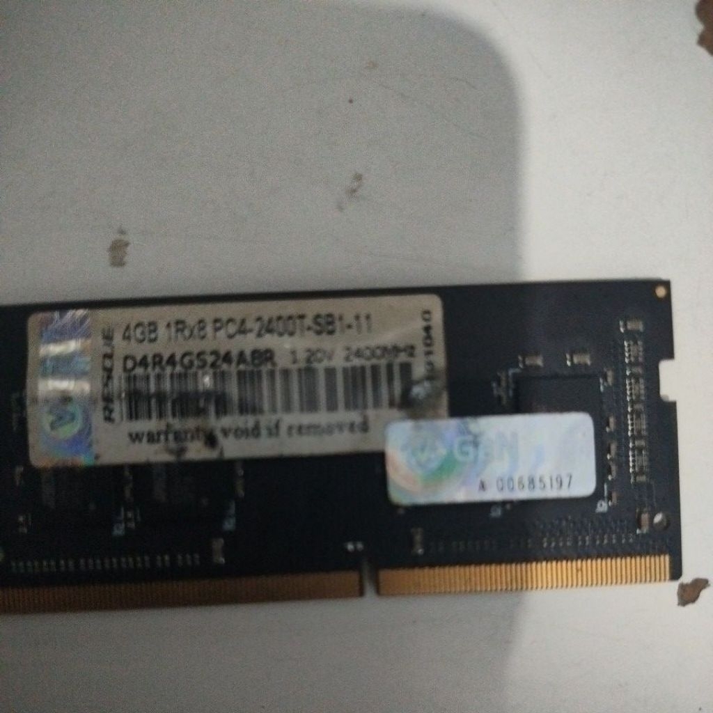 Ram laptop/Ram Sodimm 4GB DDR4 2400MHz