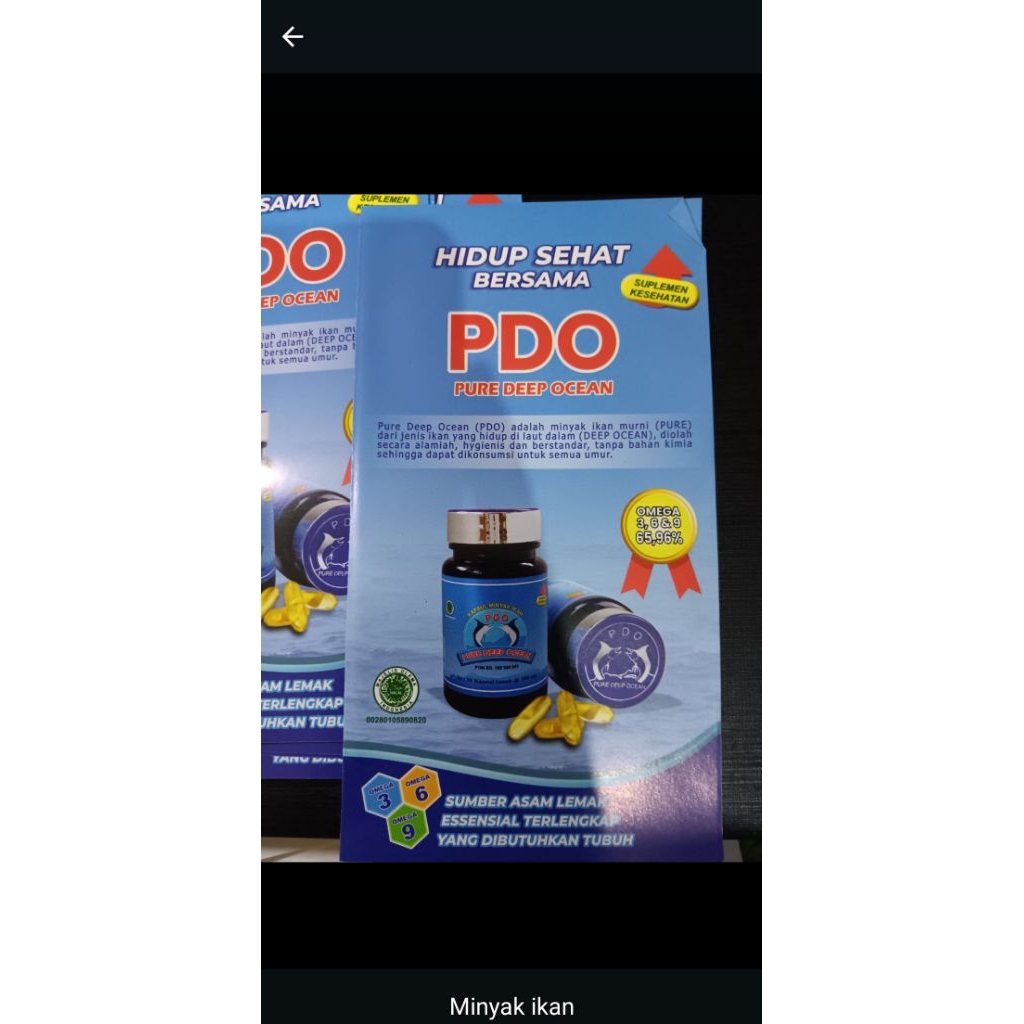 PDO KAPSUL//Minyak ikan