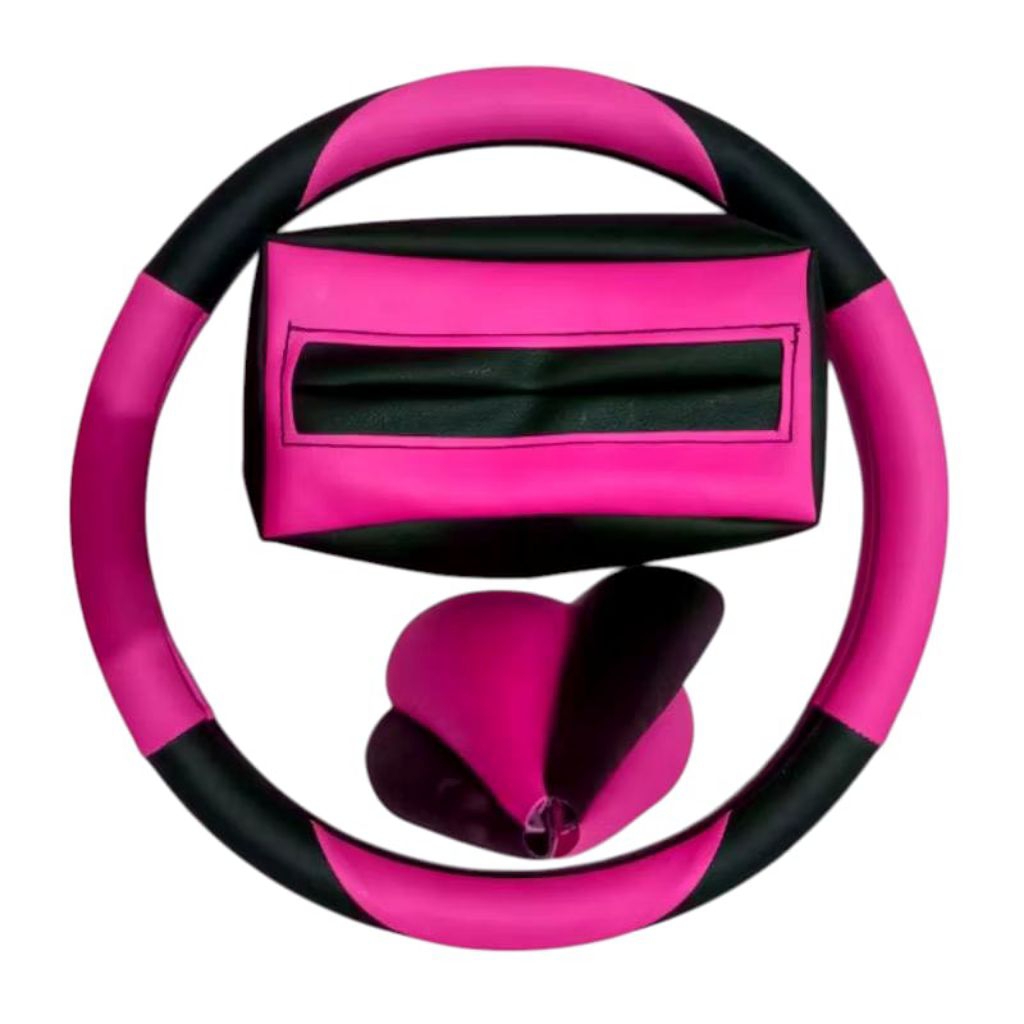 Cover stir mobil/sarung stir mobil + bungkus tisu + bungkus perseneling truk canter,ragasa, umplung 