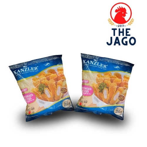 

anzler Crispy Chicken Nugget Stick 250gr - Renyah Gurih & Praktis - Cemilan Enak Keluarga!
