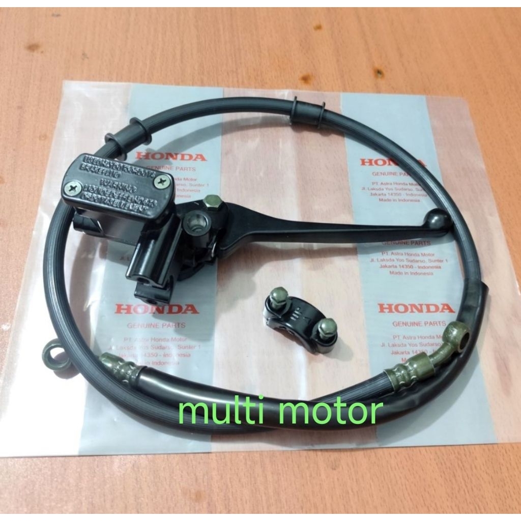 selang rem plus master rem set depan honda beat karbu,beat fi,beat esp,vario 110 karbu