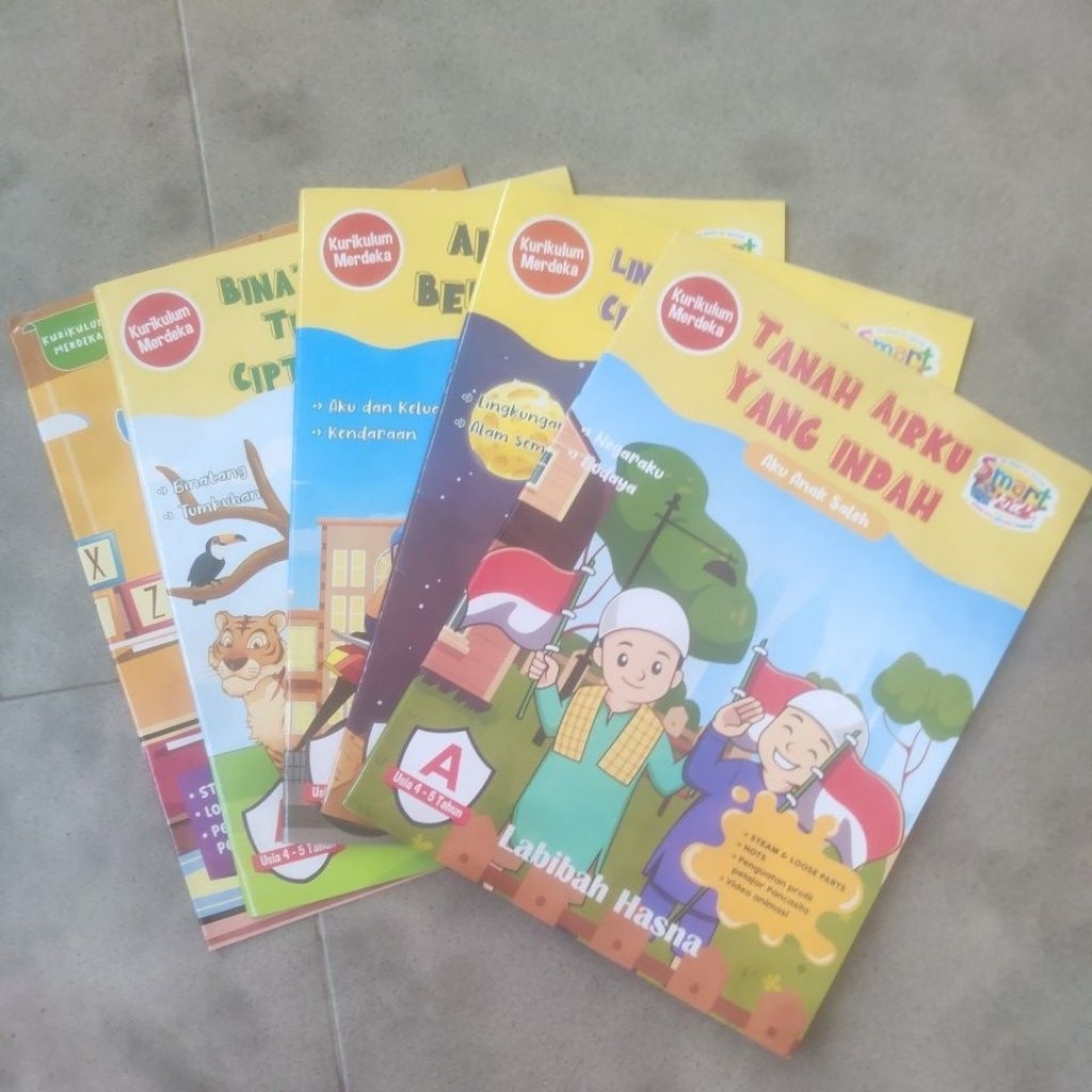 BUKU PAUD TK A KURIKULUM MERDEKA (TK A) SMART KIDS