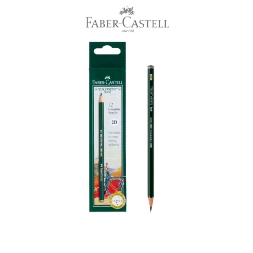 

FABER-CASTELL Pensil Tulis Ujian-2B Castell 9000 set 12