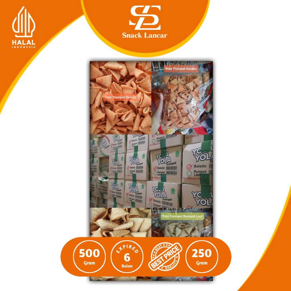 

Yola yola Terompet Rumput Laut Balado Kiloan 1 kg 500 gr 250 gr