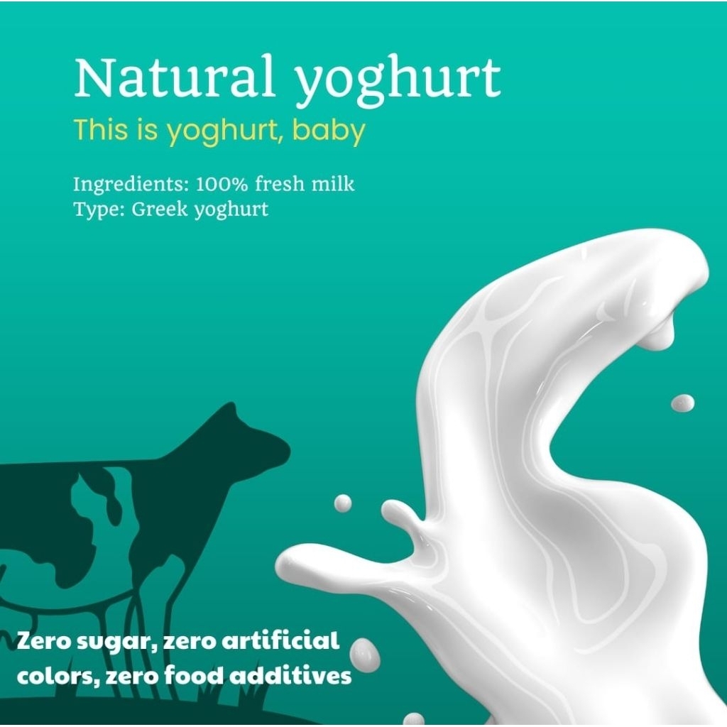 Natural Greek baby yoghurt