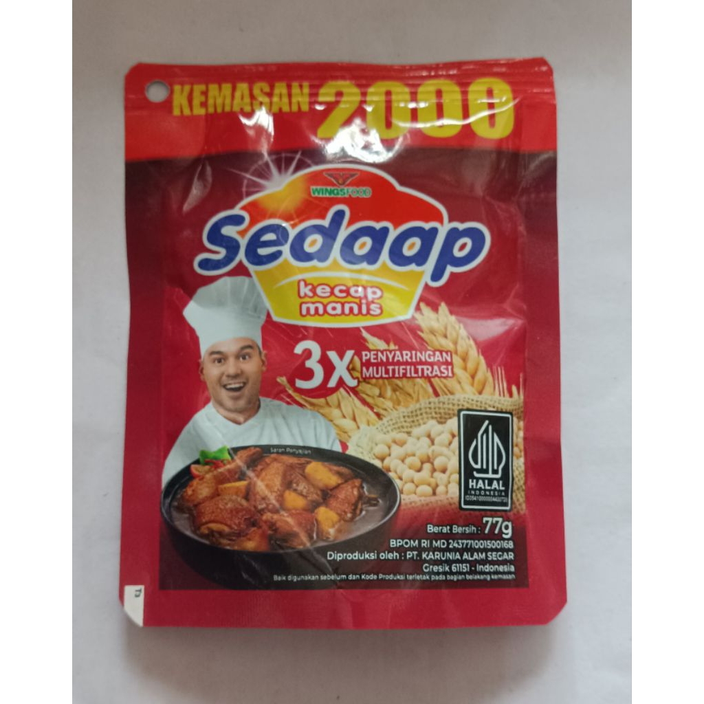 

Kecap Sedaap kemasan ekonomis 77g