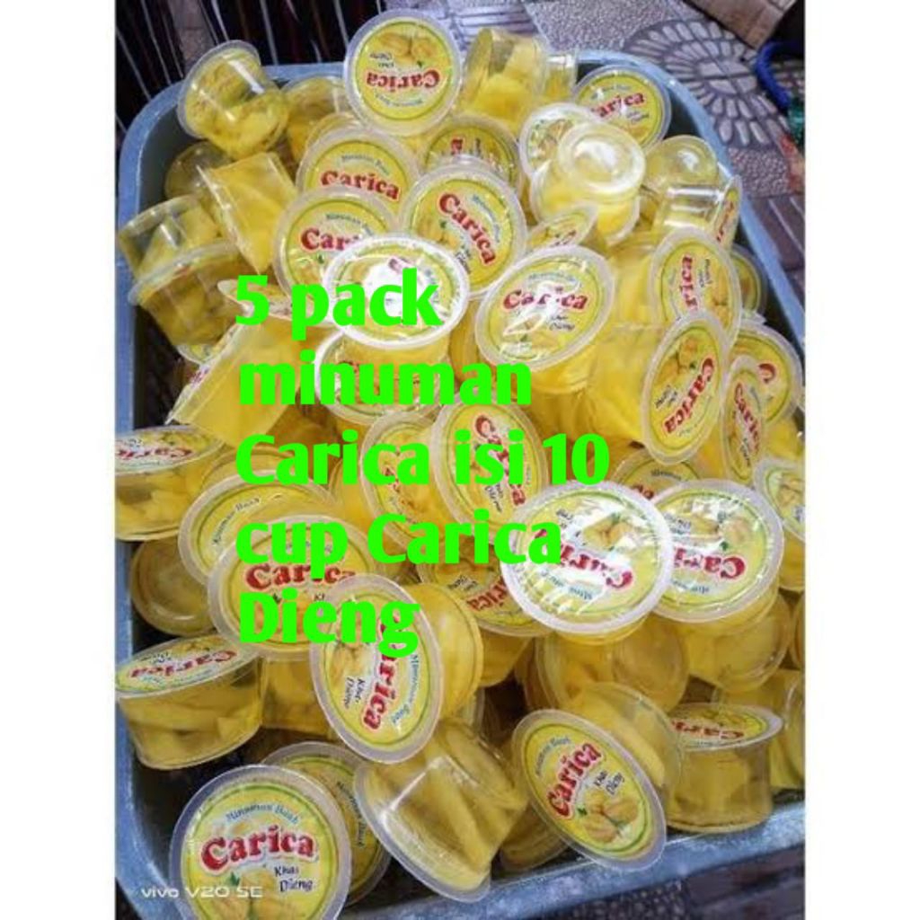

Carica minuman manis khas Dieng isi 10 cup 5 pack