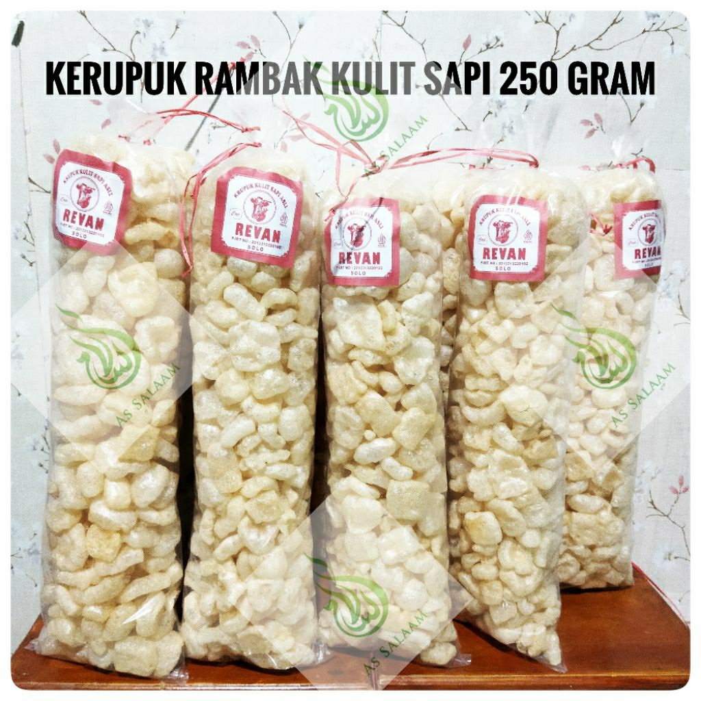 

1 bal 250gram Kerupuk Rambak Kulit Sapi Dorokdok Original Siap Santap Fresh Produksi