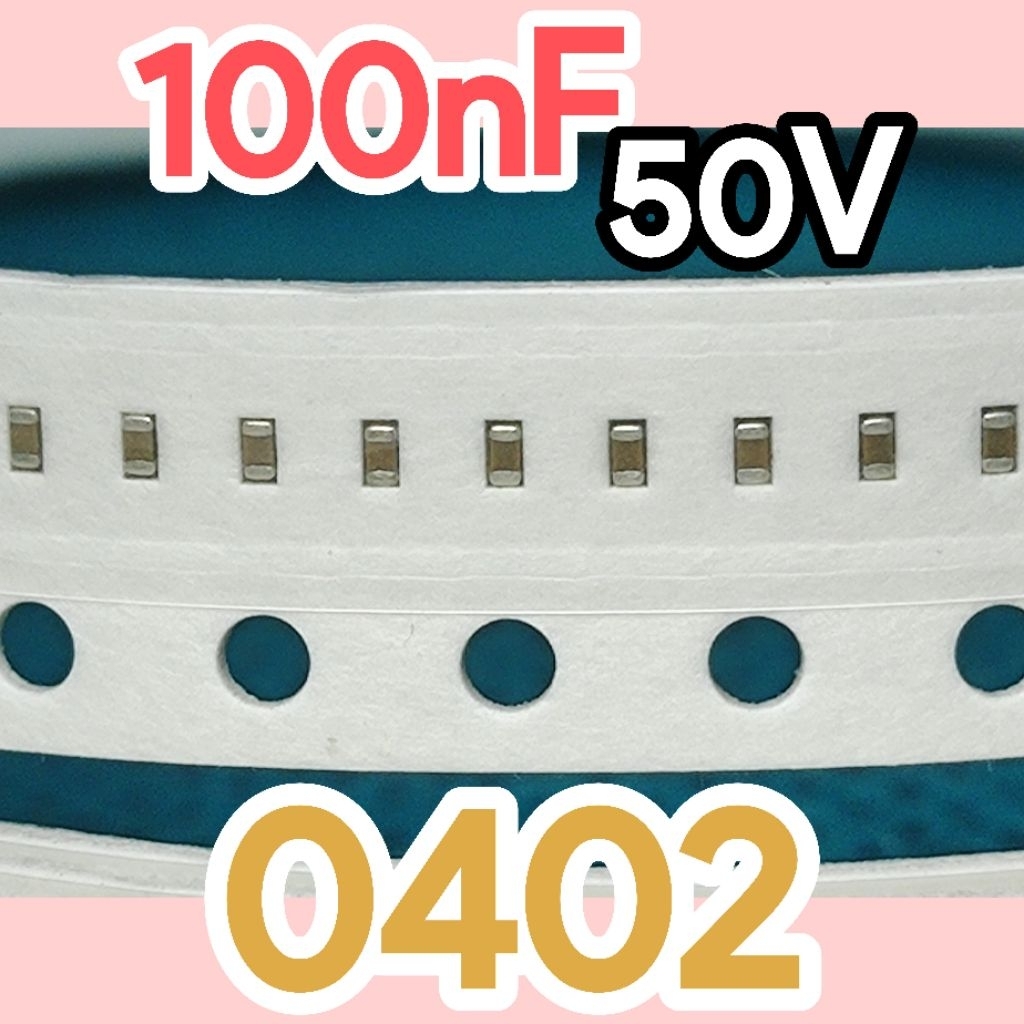10pcs Ceramic Capacitors SMD 0402 1005 50V 100nF 50v 100 nF 100000pF 0.1uf 0,1uf 50volt Multilayer