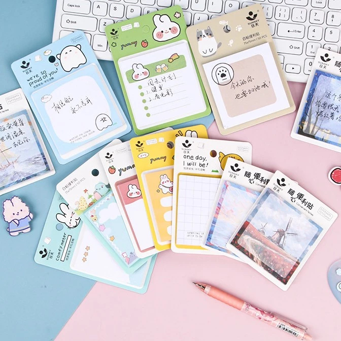 

MS Sticky Notes / Penanda Memo / Memo Pad Persegi Dengan Berbagai Gambar Animasi Kartun Isi 50 Lembar