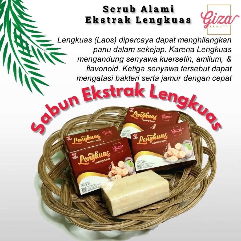 ￼Sabun Perawatan Tubuh Sabun Panu Paling Ampuh Sabun Herbal Ekstrak Lengkuas Menghilangkan Panu