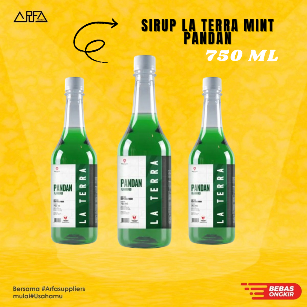 

Sirup La Terra Mint Pandan 750 ml