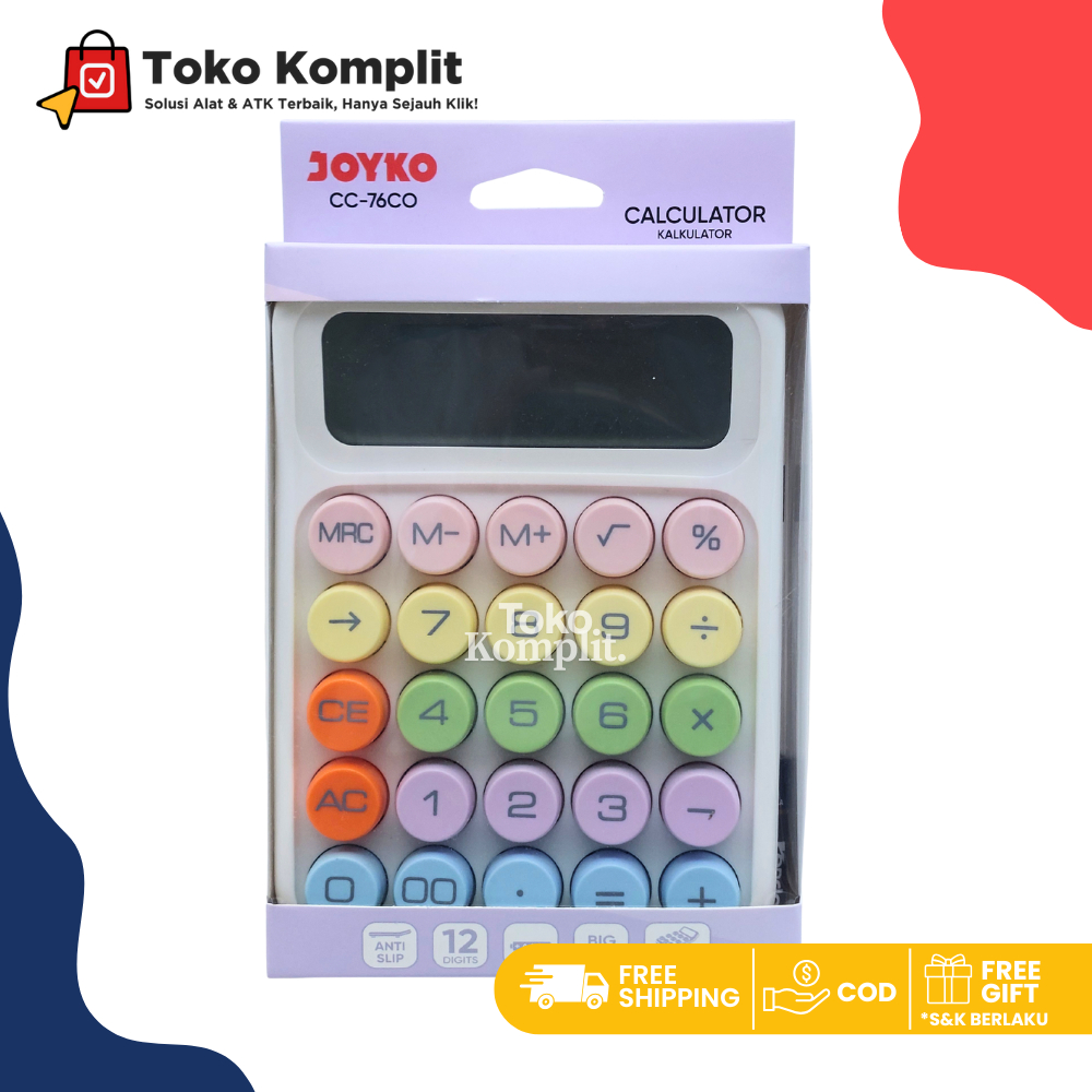 

Komplit - Kalkulator Joyko CC-76co