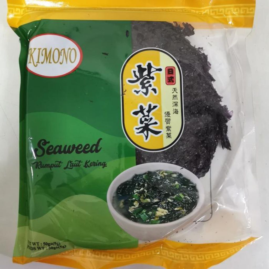 

Kimono Rumput Laut | Rumput Laut Kering | Seweed | Cichai | Sup Rumput Laut