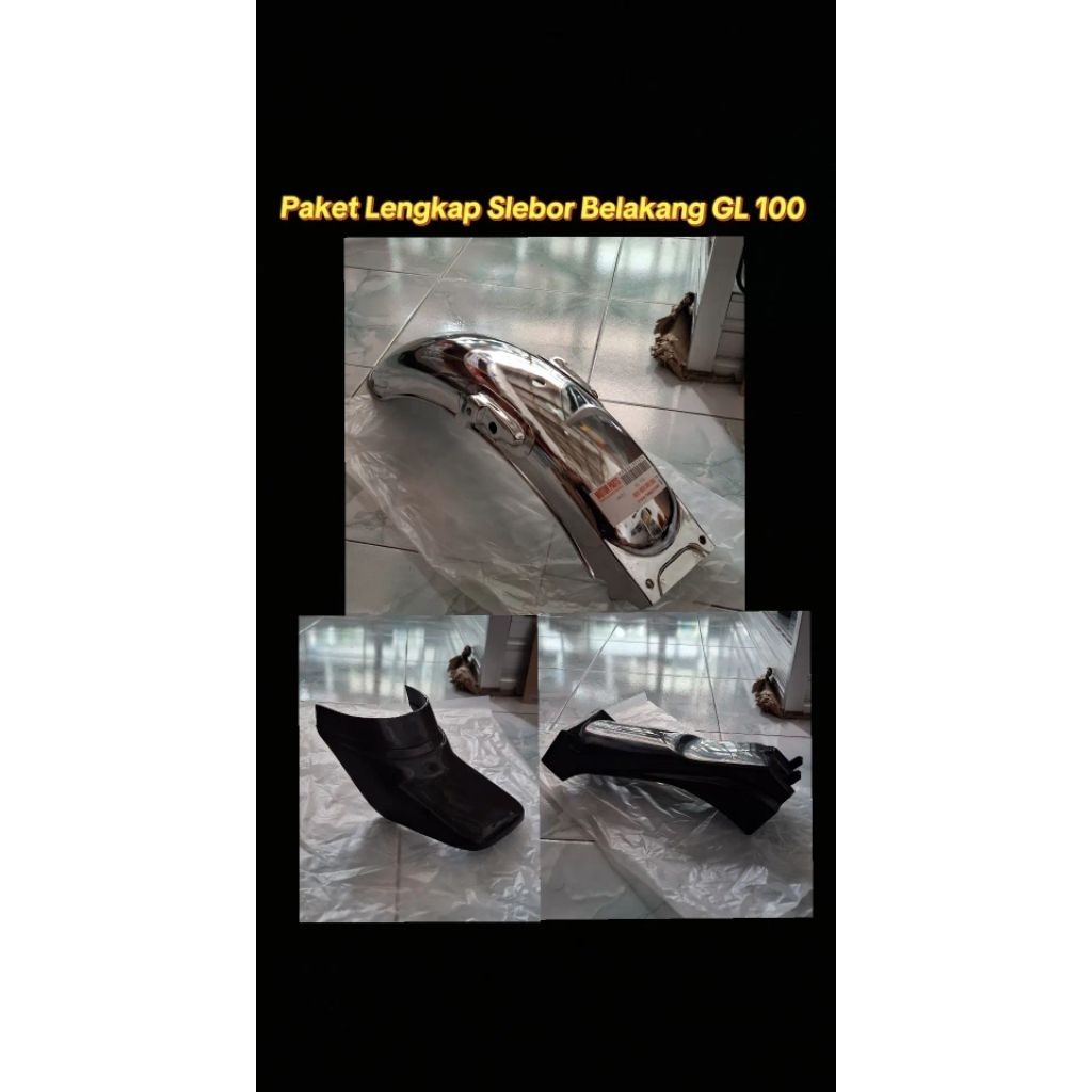 Slebor Belakang Gl100 ORIGINAL ThreeStar Set Sambungan Slebor Set Kepetan Gl100