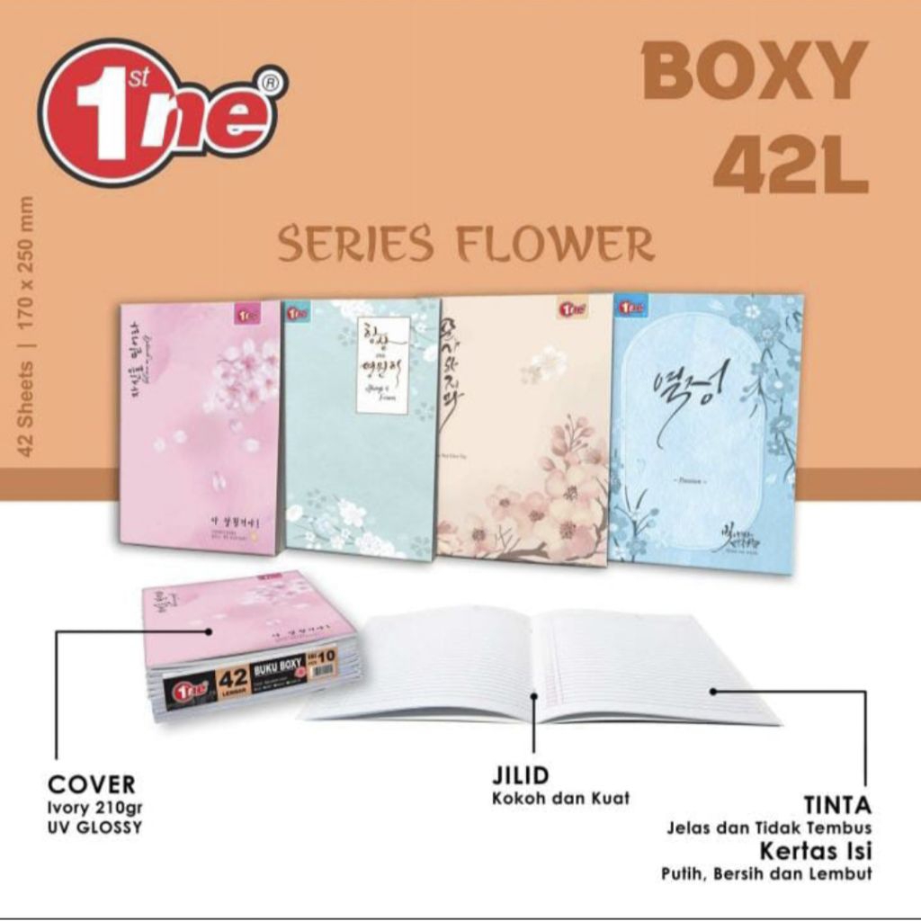 

Buku Tulis Panjang Boxy 42 Lembar [1 PAK isi 10 Buku]
