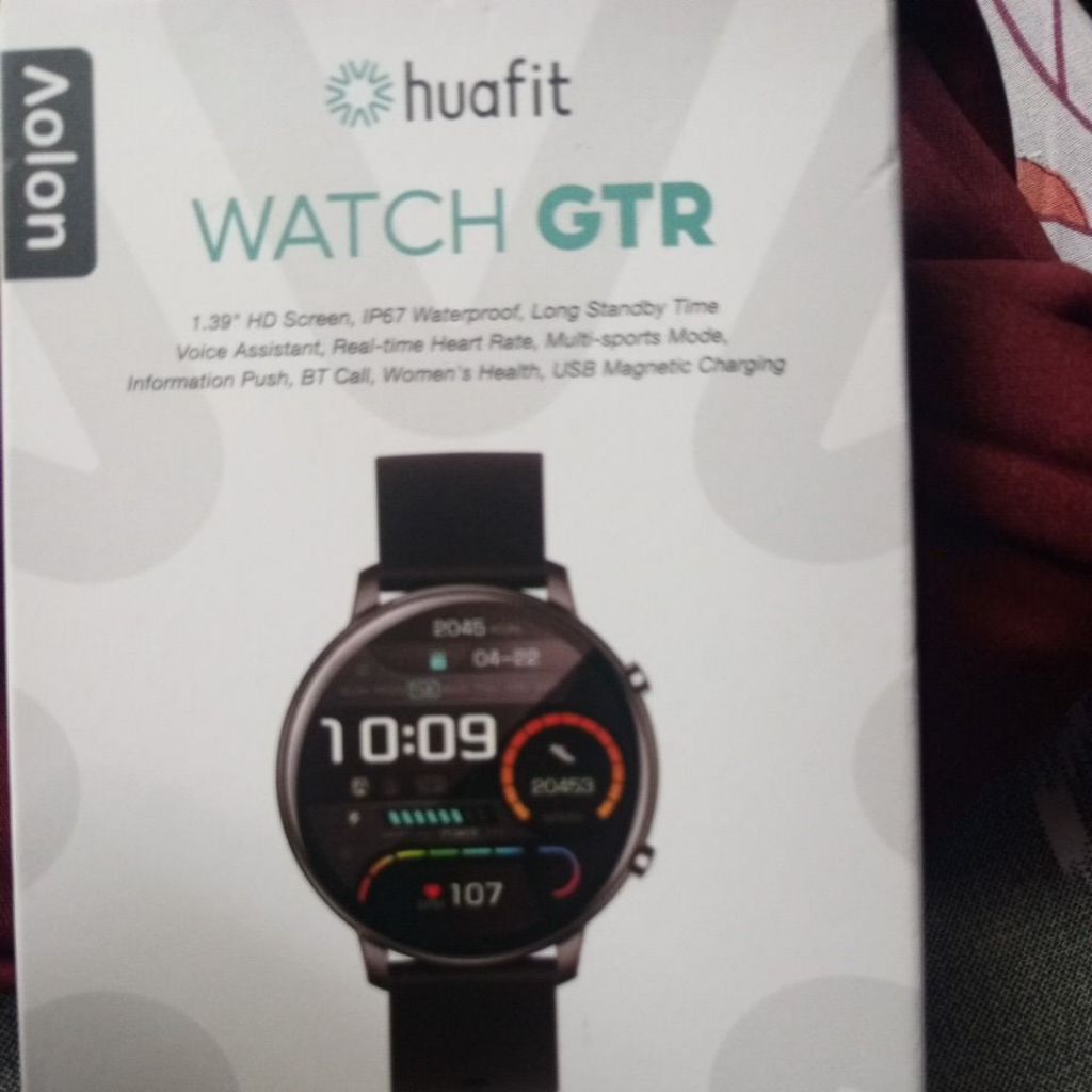 aolon huafit GTR original smartwatch bluetooth call jam Tangan pria wanita