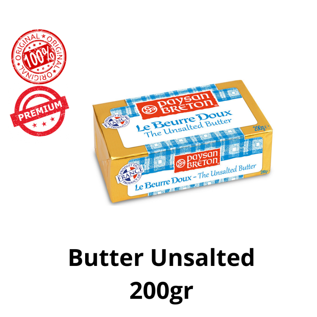 

PAYSAN BRETON BUTTER UNSALTED 200GR