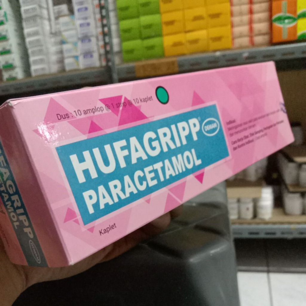Hufagrip tablet 1 box isi 10 strip Paracetamol