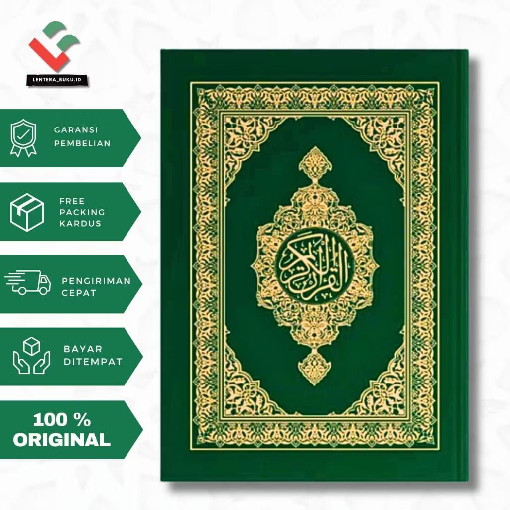 Al Quran Mushaf Utsmani Asli Timur Tengah Kertas  Qpp Premium