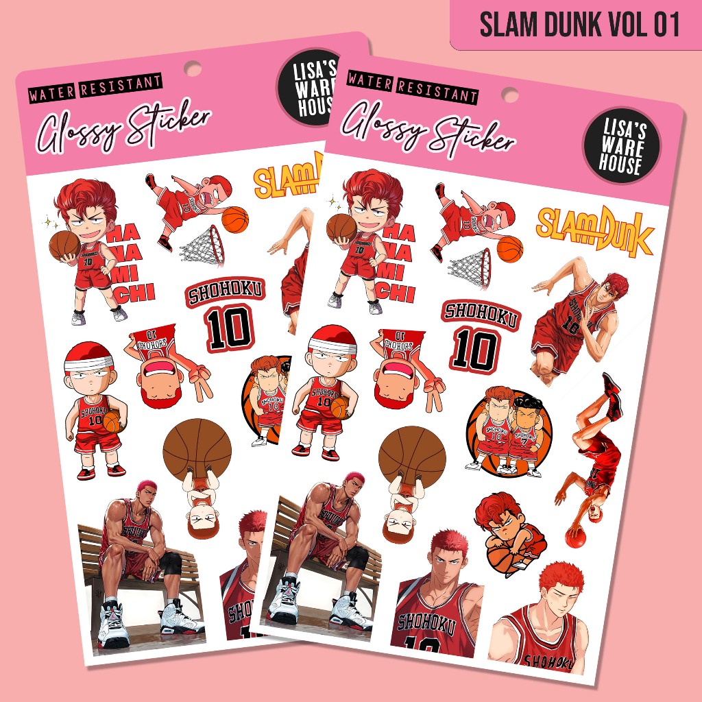 

Sticker Slam Dunk Hanamichi Sakuragi Volume 01