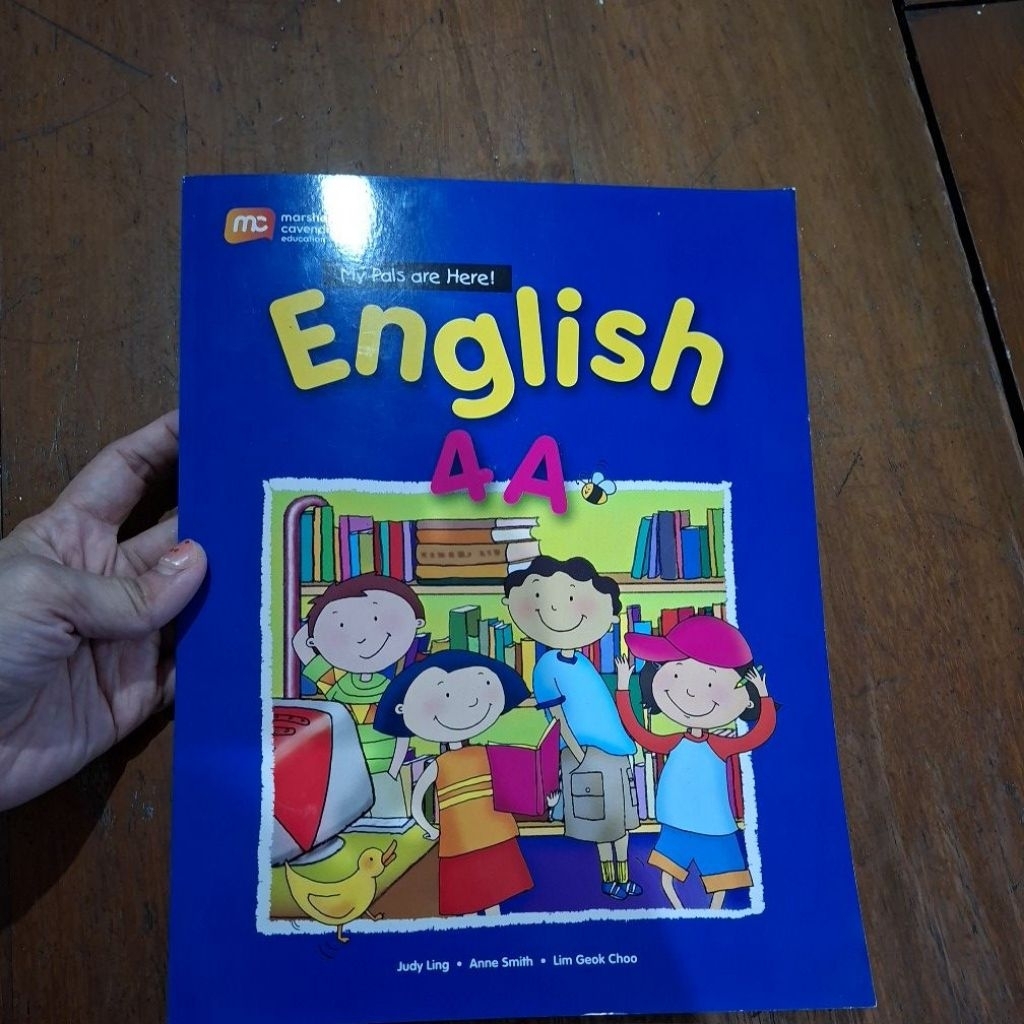 Buku cetak inggris My pals english textbook 4a