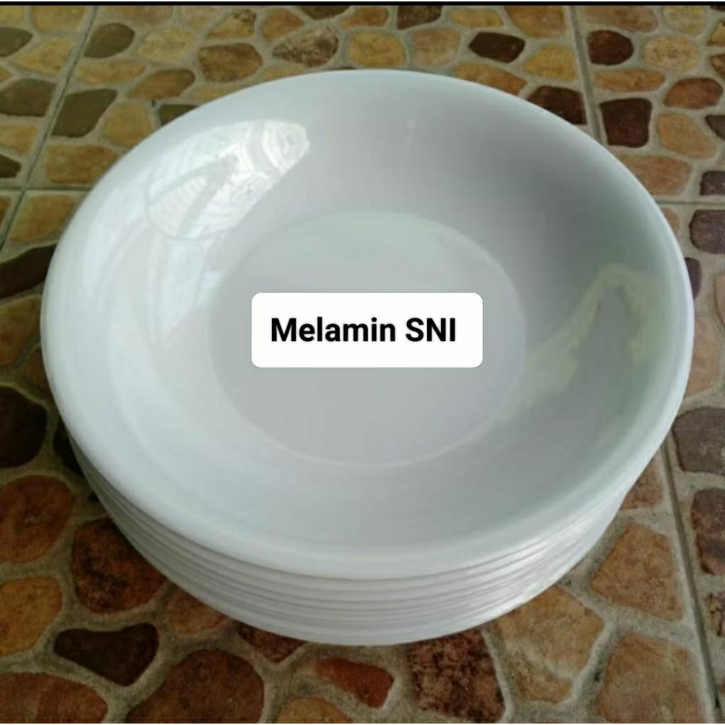 Piring Makan Cekung Melamin 9 inch Singa Singi PL-519/PLT-09